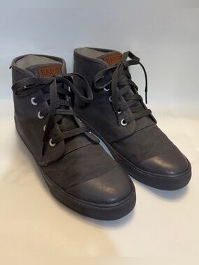 Gray BANGS High-Top Sneakers